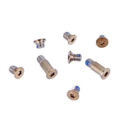 New Bottom Case Screws For MacBook Retina A1534 12" 8pcs/set Gold color